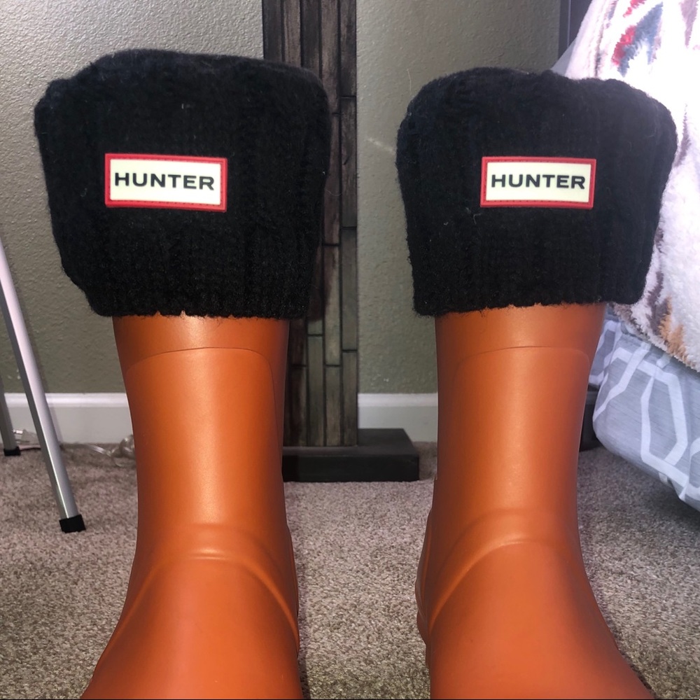 Original Cable Knitted Cuff Short Boot Socks